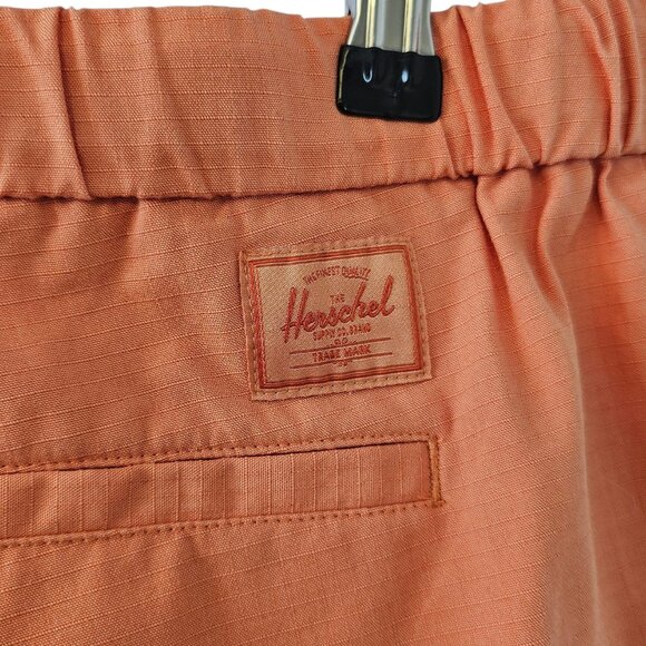 Herschel Supply Co Womens 60/40 Ripstop Shorts, Orange, Size L , 30-33 - Picture 5 of 9